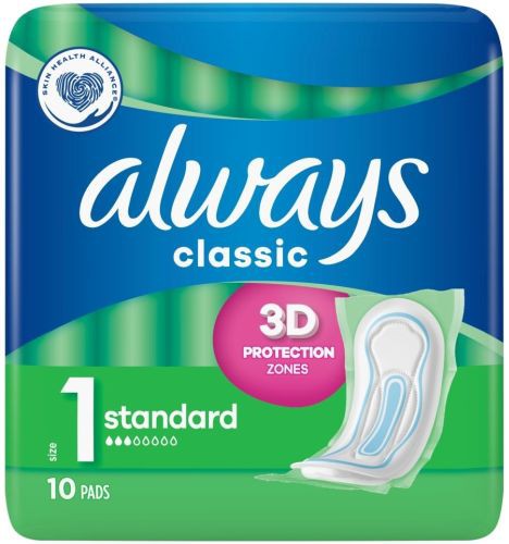 Always classic standard 10ks | Zdravotnické potřeby - Dámská intimní hygiena
